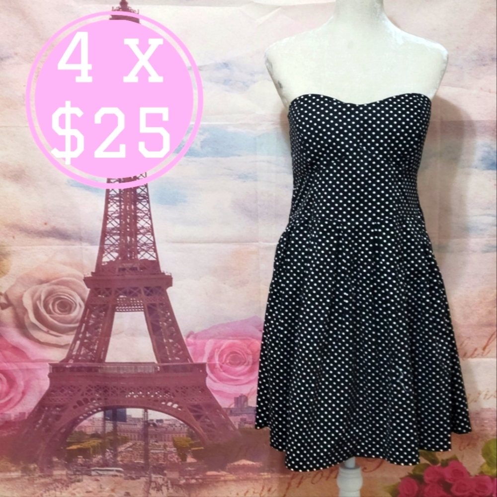 ⭐️ Rue21 polka dots strapless dress